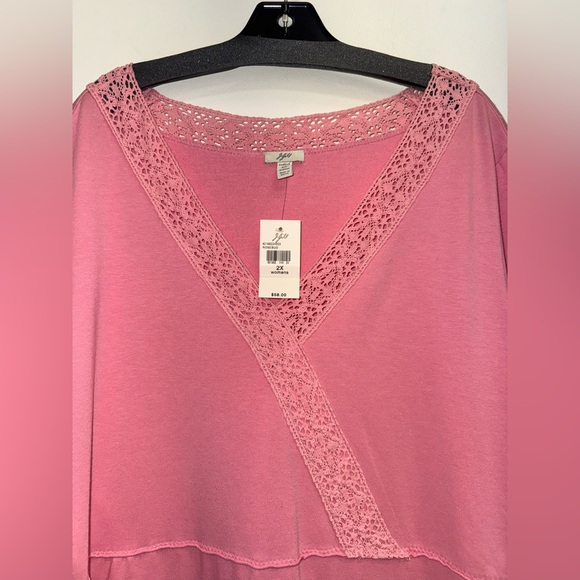 NWT J Jill V Neck 3/4 Sleeve - Picture 2 of 7